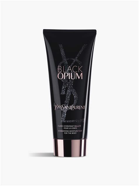 ysl body lotion black opium